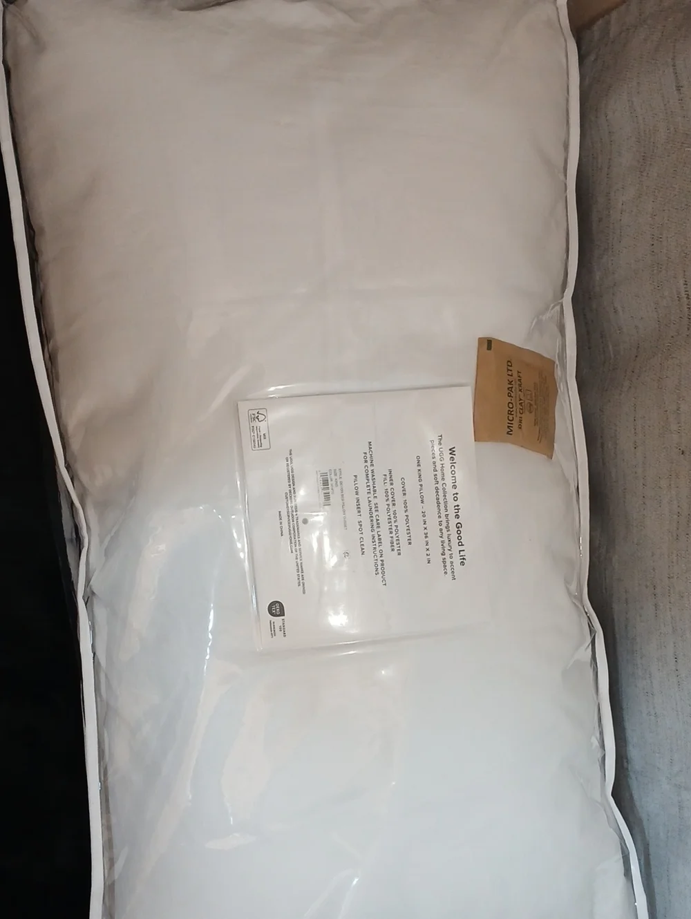 UGG Devon Down Alternative  Pillow - Plush Luxury Support